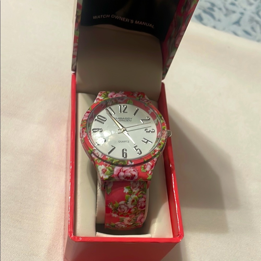 Floral Pink Watch